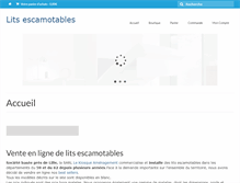 Tablet Screenshot of litsescamotables.net